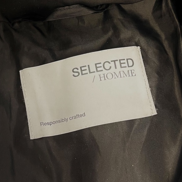 ASOS Selected Homme Puffer Jacket - Picture 2 of 5